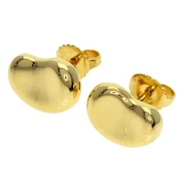 Tiffany & Co-Boucles d'oreilles Tiffany Bean en or jaune 18K-Jaune