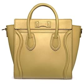 Céline-Bolsa Celine Luggage Nano Shopper 2Way-Amarelo