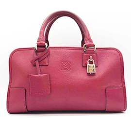 Loewe-Sac à main Loewe Amazona 28 en cuir rose-Rose