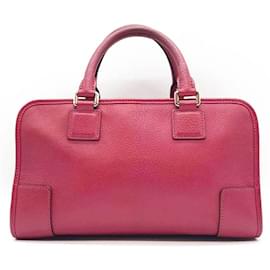 Loewe-Bolsa Loewe Amazona 28 em couro rosa-Rosa