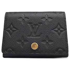 Louis Vuitton-Louis Vuitton Monogram Empreinte Card Case-Black