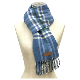 Hermès-Hermes Light Blue Cashmere Stole-Light blue