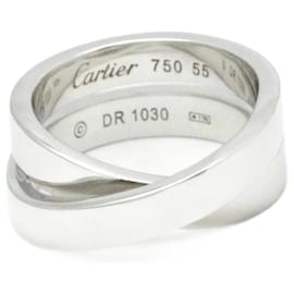 Cartier-Anillo Cartier Paris en oro blanco de 18 quilates-Plata