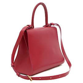 Delvaux-Delvaux Brillon MM 2WAY Handbag-Red