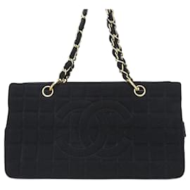 Chanel-Chanel Chocolate Bar Chain Handbag No. 7-Black