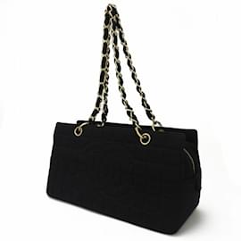 Chanel-Chanel Chocolate Bar Chain Handbag No. 7-Black