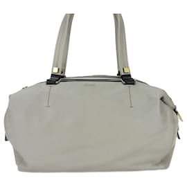 Céline-Bolso Boston de cuero gris claro Celine-Gris