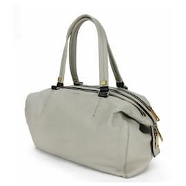 Céline-Bolso Boston de cuero gris claro Celine-Gris