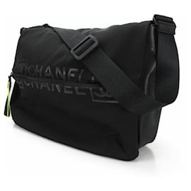 Chanel-Chanel Sportlinie Schultertasche-Schwarz,Gelb