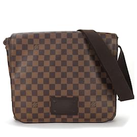 Louis Vuitton-Sac à épaule Brooklyn MM Louis Vuitton-Damier ebène