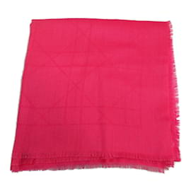 Christian Dior-Christian Dior Pink Silk Stole-Pink