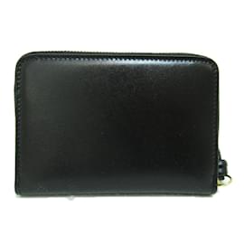 Jil Sander-Billetera bi-fold de cuero negro JIL SANDER-Negro