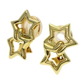 Tiffany & Co-Boucles d'oreilles Tiffany Double Star en or jaune 18K-Autre