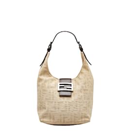 Fendi-Bolsa Fendi Zucca 26686-Bege