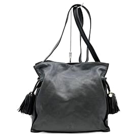 Loewe-Loewe Flamenco Shoulder Bag-Black