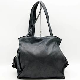 Loewe-Bolso de Hombro Flamenco Loewe-Negro