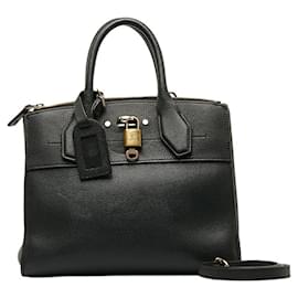 Louis Vuitton-Louis Vuitton City Steamer PM Handbag-Black