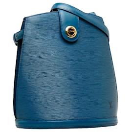 Louis Vuitton-Bolsa de Ombro Cluny Epi Louis Vuitton-Azul