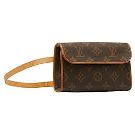 Louis Vuitton-Louis Vuitton Monogram Pochette Florentine S Schultertasche-Braun,Monogramm