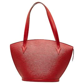 Louis Vuitton-Bolso de Hombro Saint-Jacques Epi Louis Vuitton-Roja