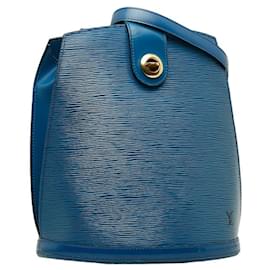 Louis Vuitton-Louis Vuitton Epi Cluny Shoulder Bag-Blue