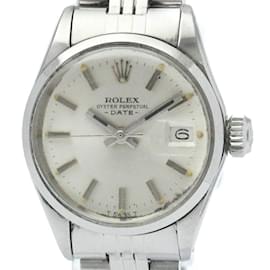 Rolex-Montre Vintage Rolex Oyster Perpetual Date 6516 pour femmes-Autre