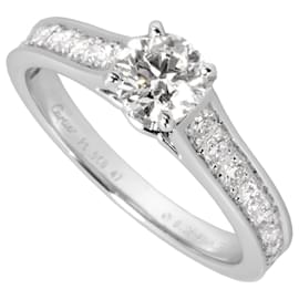 Cartier-Cartier 1895 Solitaire Ring Half Eternity Diamond-Other