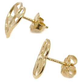 Tiffany & Co-Boucles d'oreilles en or jaune 18K en forme de cœur et de feuille de Tiffany & Co.-Autre