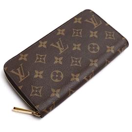 Louis Vuitton-Lange Brieftasche Monogram Louis Vuitton-Braun,Monogramm