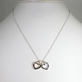 Tiffany & Co-Tiffany Sterling Silver Sentimental Heart Pendant Necklace-Silvery