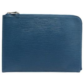 Pochette Jules PM en Épi de Louis Vuitton Bleu clair