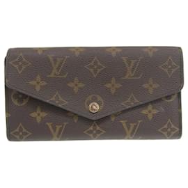 Louis Vuitton-Louis Vuitton Monogramm Portemonnaie Sarah Lang-Pink,Monogramm