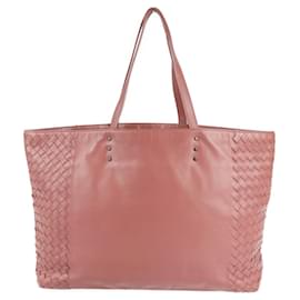 Bottega Veneta-Sac à main Intrecciato de Bottega Veneta-Rose