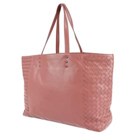 Bottega Veneta-Sac à main Intrecciato de Bottega Veneta-Rose