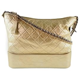 Chanel-Bolso Hobo Chanel Gabrielle-Dorado