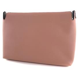 Burberry-Burberry Medium Clutch Bag-Pink,White