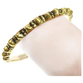 Yves Saint Laurent Gold Plated Bangle Golden