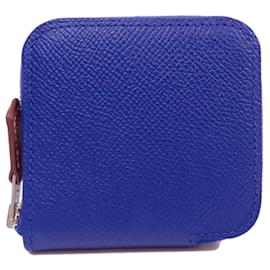 Hermès-Hermes Azap Blue Electric Coin Case-Blue