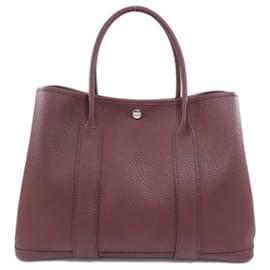 Hermès-Bolsa Tote Bordeaux Vash Country Hermes Garden PM-Bordeaux