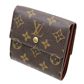 Louis Vuitton-Billetera bi-fold Monogram Louis Vuitton-Monograma