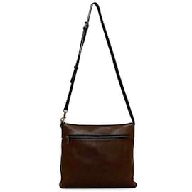 Louis Vuitton-Louis Vuitton Utah Leather Shoulder Bag-Brown