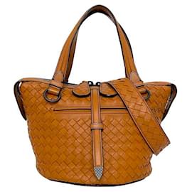 Bottega Veneta-Bolsa Intrecciato da Bottega Veneta-Laranja,Camelo