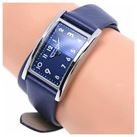 Tiffany & Co-Tiffany East West Mini Quartz Analog Watch-Navy blue