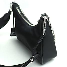 Prada-Prada Re-Edition 2005 Re-Nylon Shoulder Bag-Black