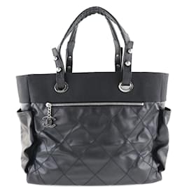 Chanel-Chanel Paris Biarritz GM Tote Bag-Black