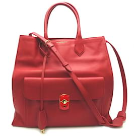 Balenciaga-Balenciaga 2 Way Handbag-Red