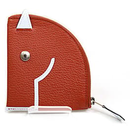 Hermès-Hermes Paddock Coin Case in Chevre Leather-Brown