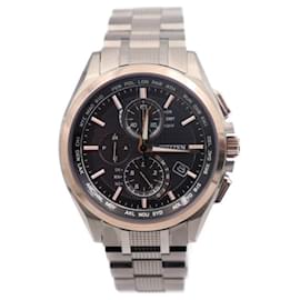 Citizens of Humanity-Citizen Attesa Eco Drive Watch AT8047-58E-Silvery,Golden