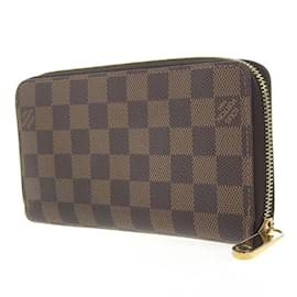 Louis Vuitton-Louis Vuitton Damier Zippy Round Long Wallet-Pink,Damier ebene