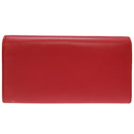 Gucci-Porta-moedas de couro vermelho Gucci-Vermelho